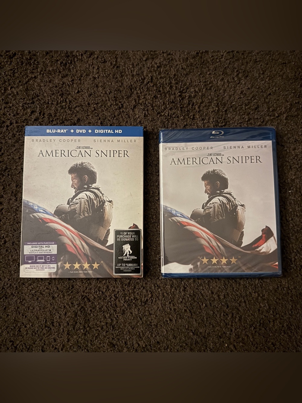 American Sniper (2014) Blu-ray/DVD/digital - NEW